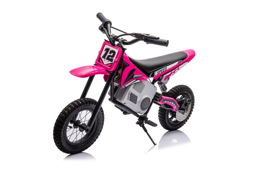 Kinder Dirtbike A9901, Kindermotorcross mit 350 Watt, Elektro-Motorcross bis 15 km/h, Kindermotorrad mit Radnabenmotor