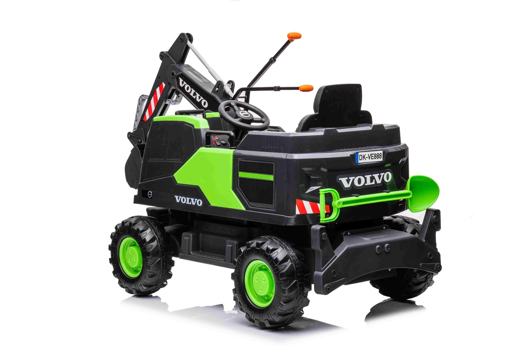 Elektrischer Bagger für Kinder Volvo Excavator - Kinderbagger mit Baggerschaufel, Elektrobagger für Kinder
