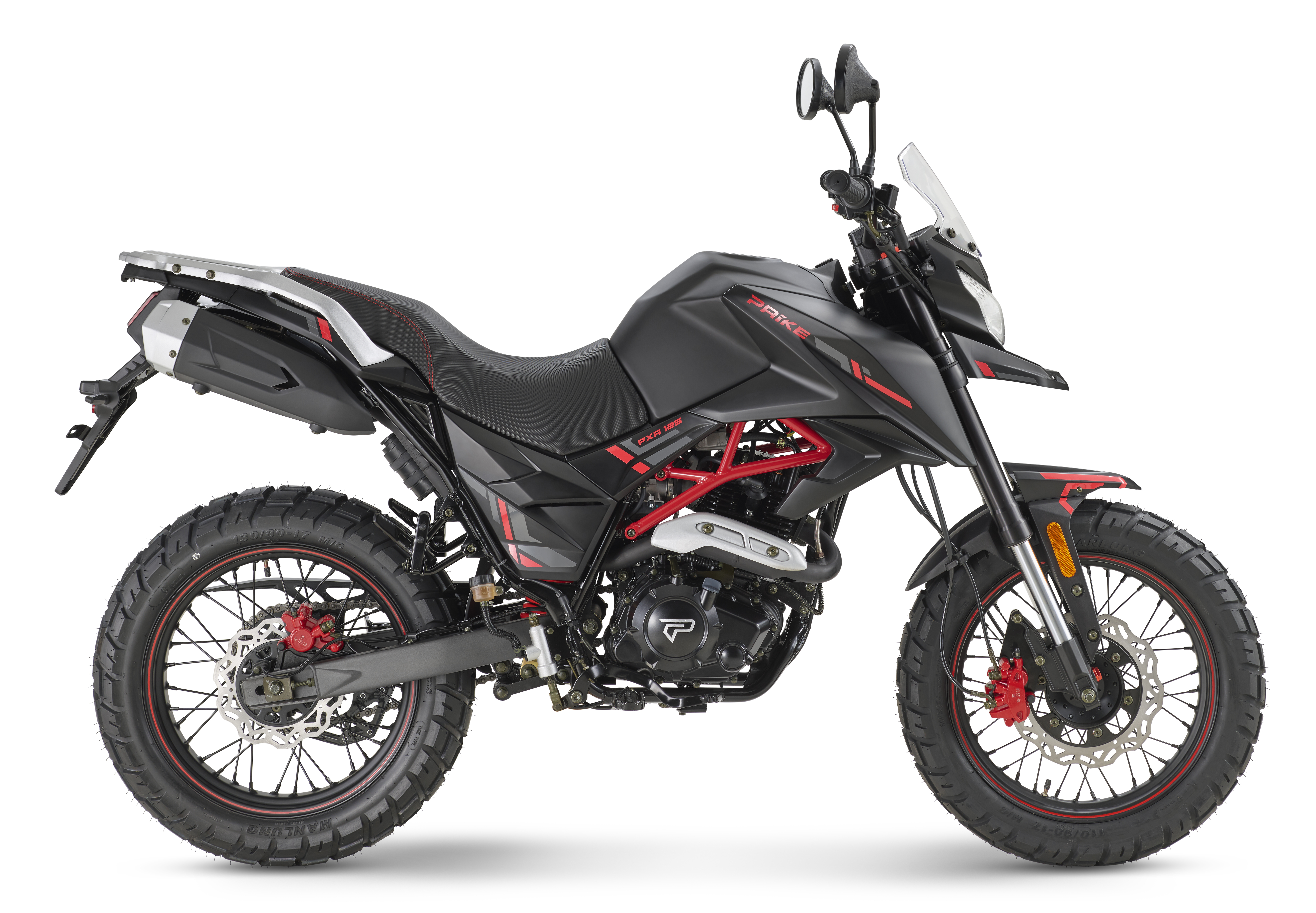 Benzin Motorrad PRIKE PXA 125 Adventure mit 9,9 PS und 85 km/h, 4-Takt