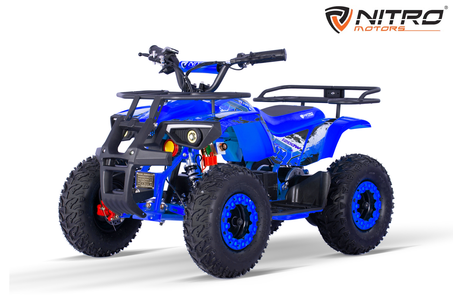NITRO MOTORS 1200 W Eco mini Kinder Quad Dusty BTF-Profile XL, Elektroquad für Kinder, Kinderquad bis 25 km/h