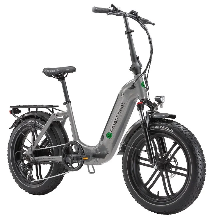 E-Bike Tiefeinsteiger Klapprad GS5 von GreenStreet, Ebike mit 250 Watt, Klappfahrrad mit tiefem Einstieg, Faltrad 20 Zoll
