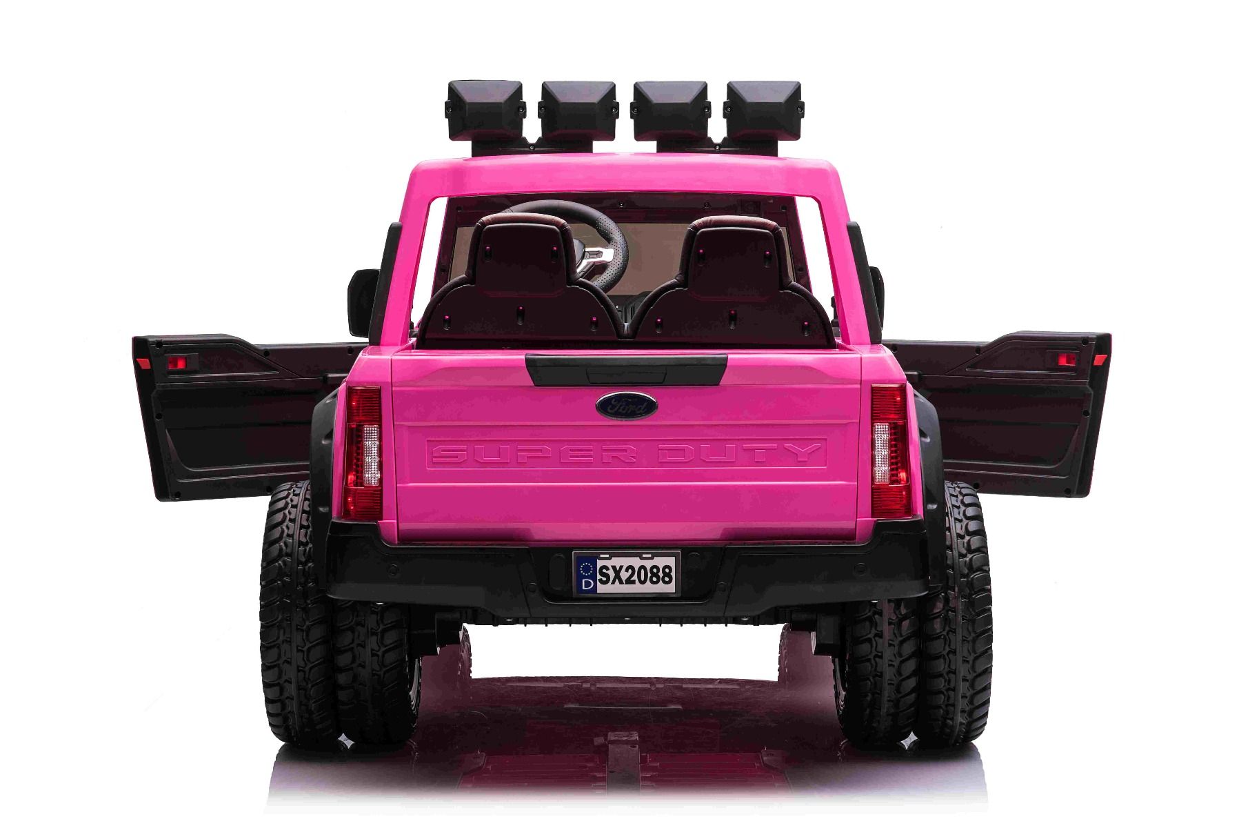 XXL Kinder Elektroauto Ford Super Duty 4x4 Allradantrieb - Elektro-Kinderfahrzeug 2 Sitzer