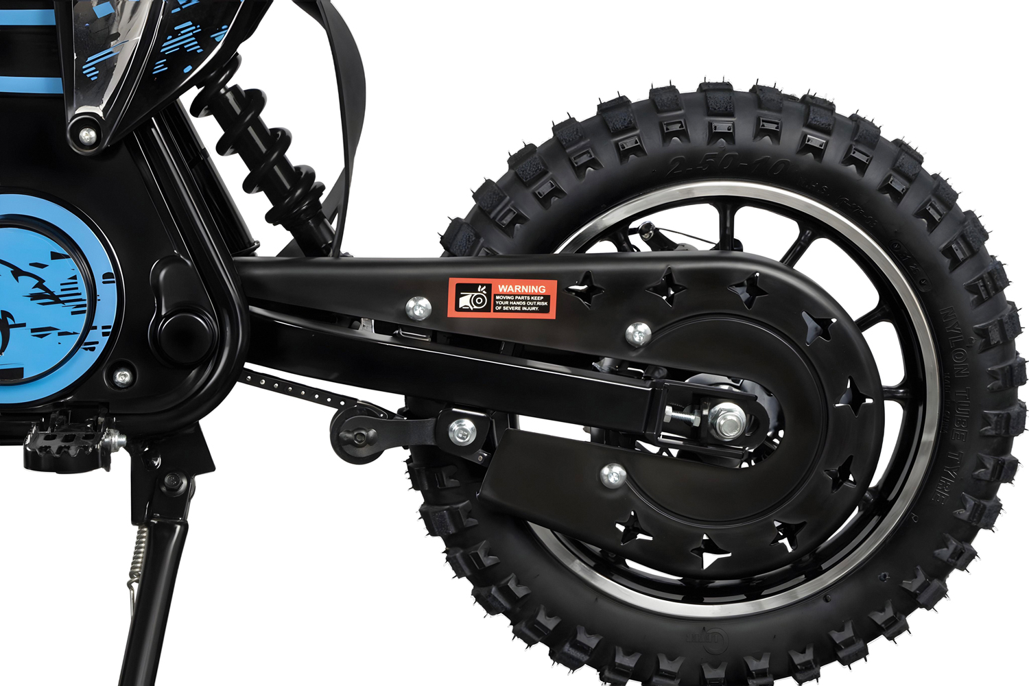 Kinder Elektrobike, Dirtbike Nitro Motors Panther 1000 Watt, Lithiumakku, 10 Zoll, Elektrobike für Kinder