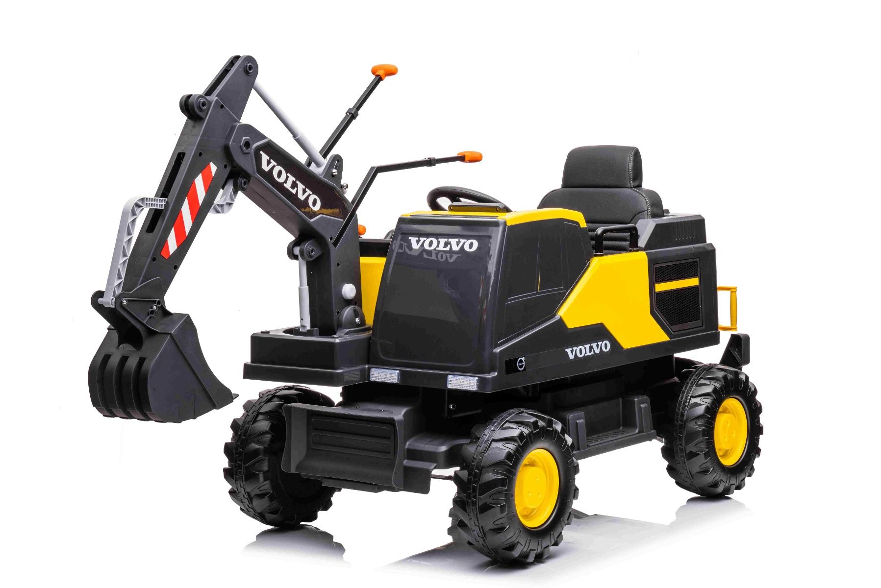 Elektrischer Bagger für Kinder Volvo Excavator - Kinderbagger mit Baggerschaufel, Elektrobagger für Kinder
