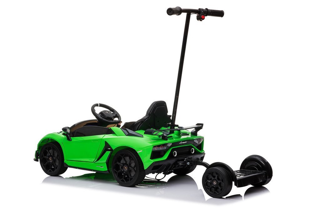 Elektro Kinderauto Lamborghini Aventador SX2018 mit Schiebestange und Stehplatz, 2x45Watt