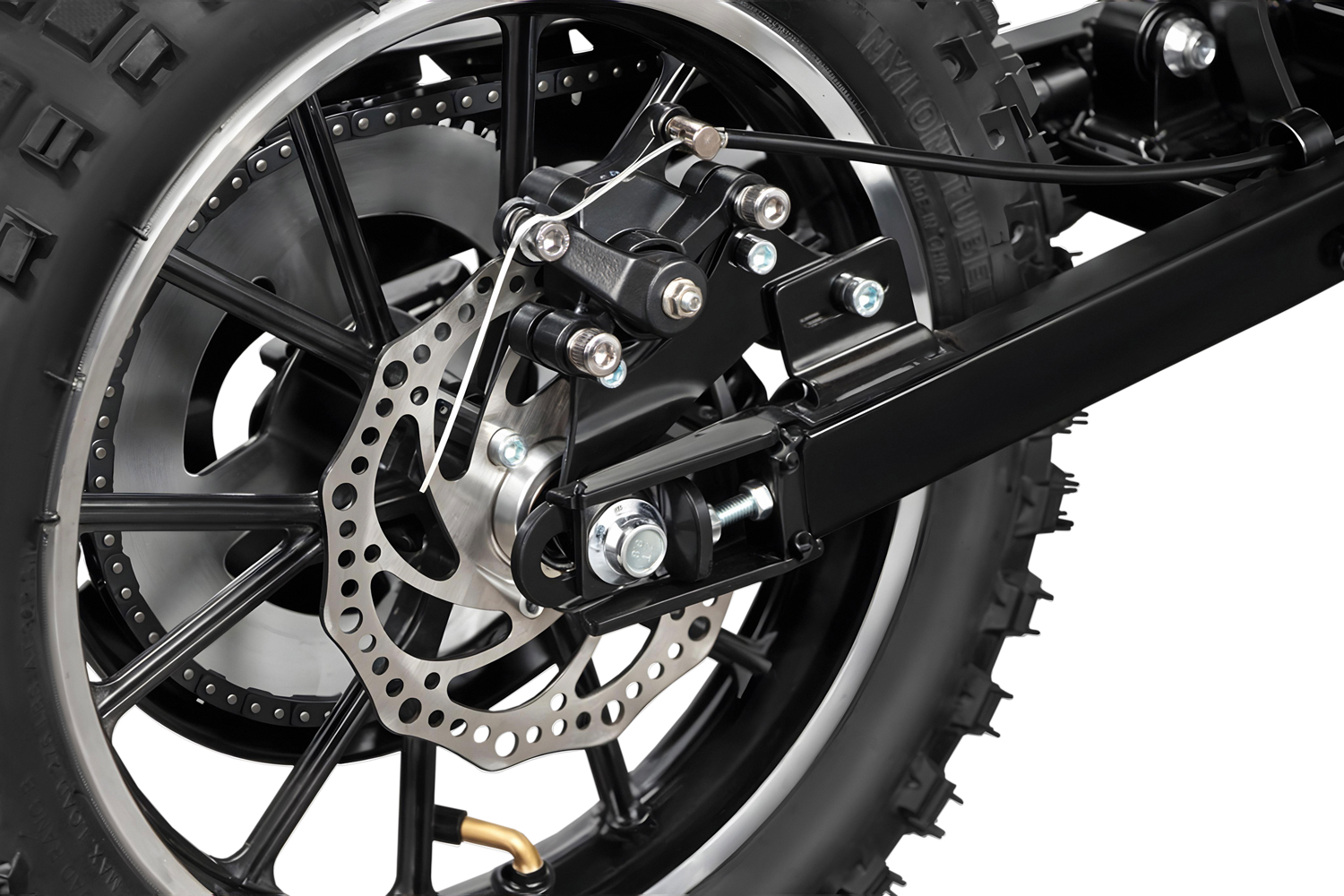 Kinder Elektrobike, Dirtbike Nitro Motors Panther 1000 Watt, Lithiumakku, 10 Zoll, Elektrobike für Kinder