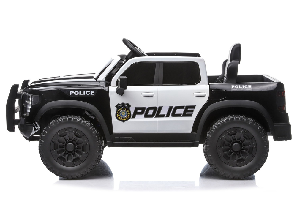 Kinder Elektrofahrzeug Police P5, Kinderfahrzeug Polizei, Polizeiauto Allrad 4x45 Watt