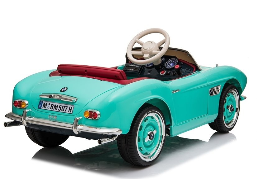 Kinderauto Oltimer, BMW Retro, Elektrofahrzeug für Kinder