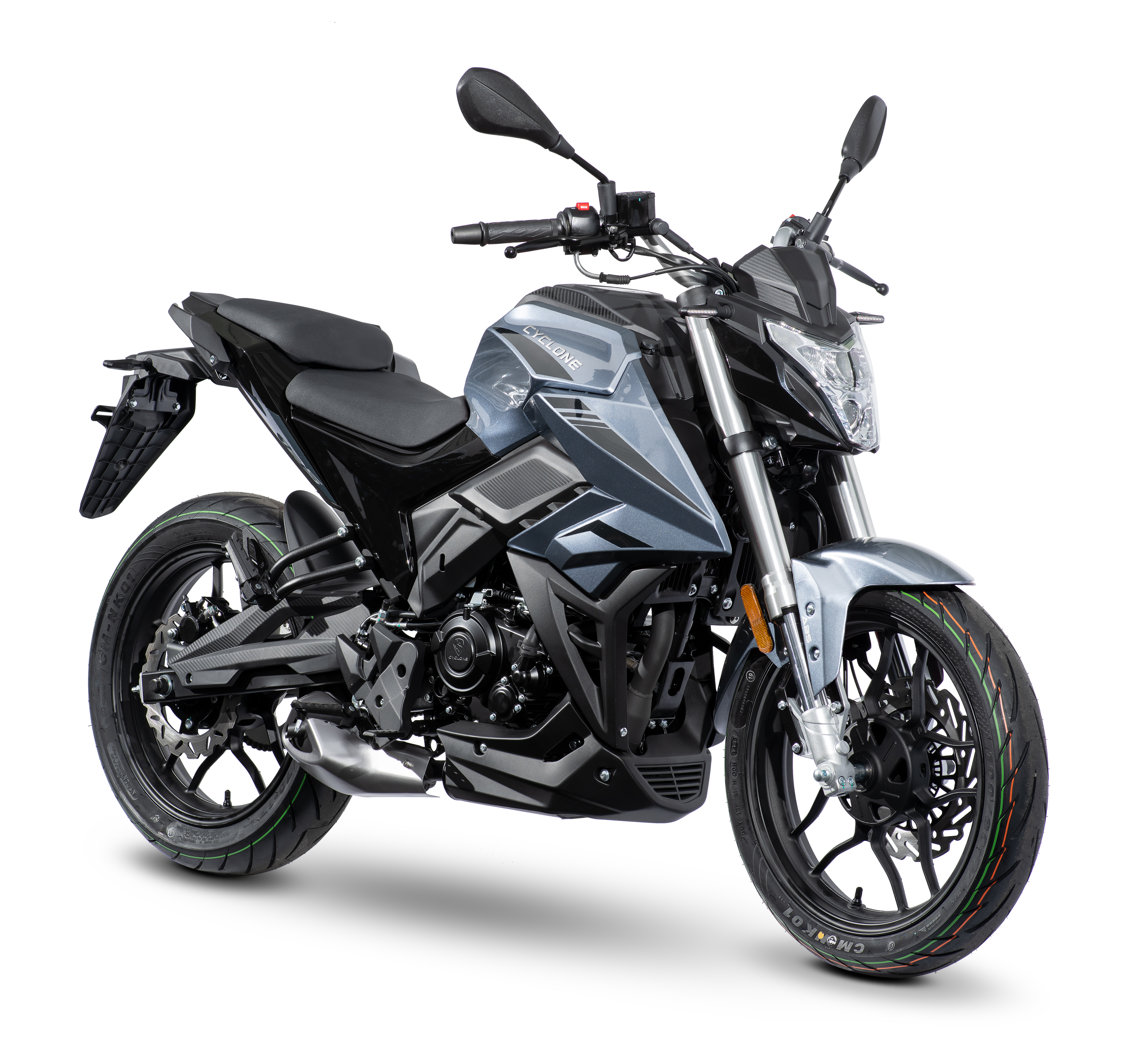 Cyclone Batllo5 125cc, Benzin Motorrad 95 km/h, 11 kW/15 PS, 1 Zylinder, 4-Takt Benzinbike mit ABS und LED