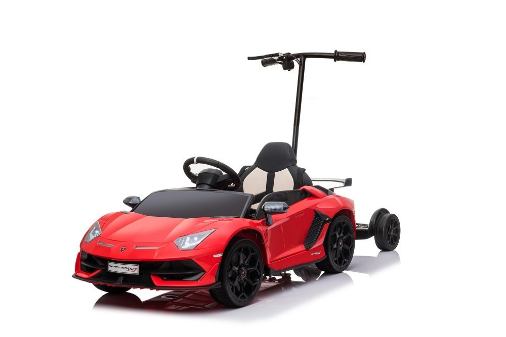 Elektro Kinderauto Lamborghini Aventador SX2018 mit Schiebestange und Stehplatz, 2x45Watt