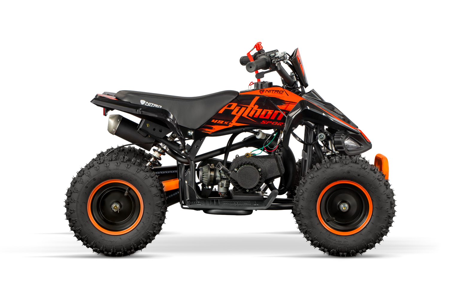 NITRO MOTORS QUAD 49cc Python Sport X-Tire 6, Miniquad, Kinderquad Benzinquad 6 Zoll