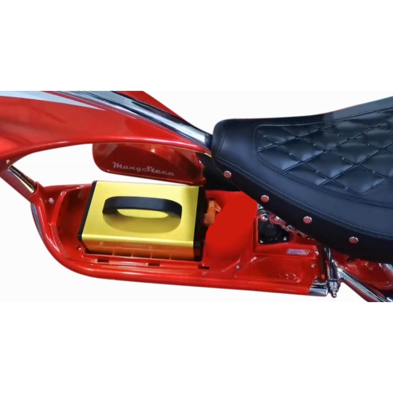 Elektroroller 2-Rad Chopper Blake mit 3000 W, E-Roller bis 45 km/h und Li Samsung-Akku, E-Chopper