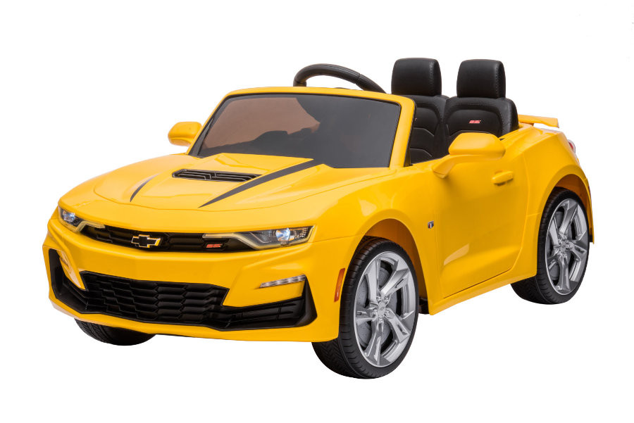 Kinder-Elektroauto Chevrolet Camaro, Elektro Kinderfahrzeug mit 2x35W, Sportwagen für Kinder