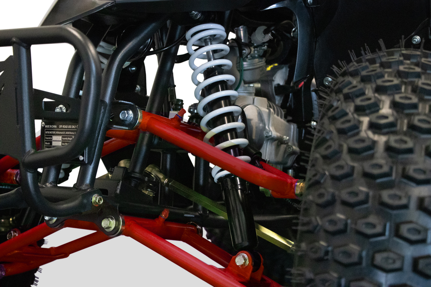 NITRO MOTORS 125cc midi Kinder Quad Replay RS-3G8 Sport, 3-Gang Automatik + RG, Kinderquad Benzin 8 Zoll