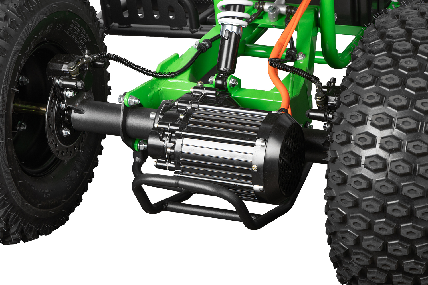 NITRO MOTORS 1500W Elektroquad für Kinder, 60V Eco midi Kinder Quad Warrior Graffiti Sport 8", Wellenantrieb mit Differential