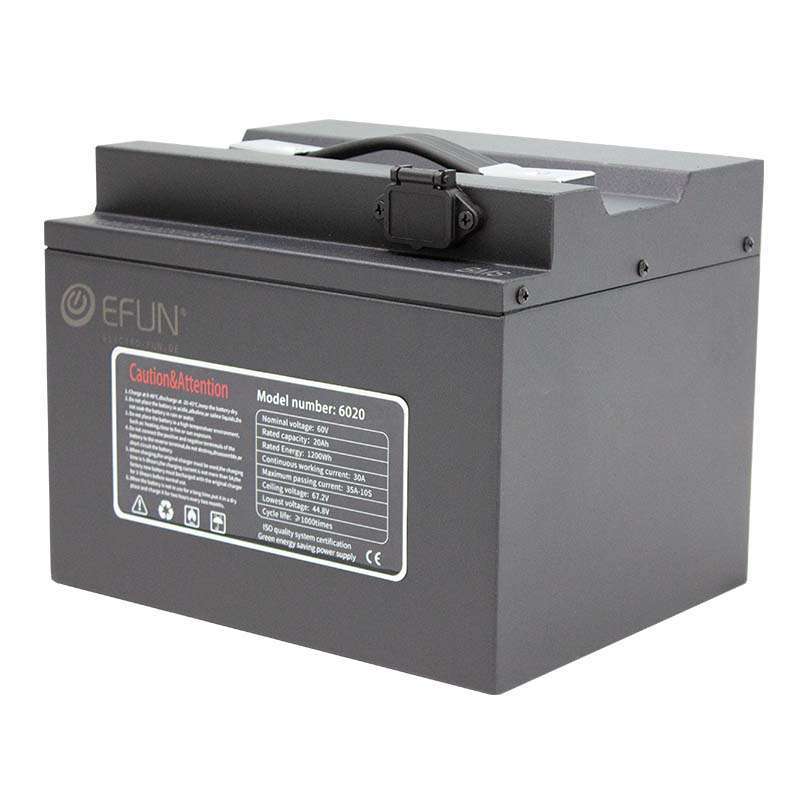 Lithium Akku 60V 20 Ah - Ersatzakku für Seniorenmobile mit Lithium Akku, Zweitakku Elektromobil für Senioren,