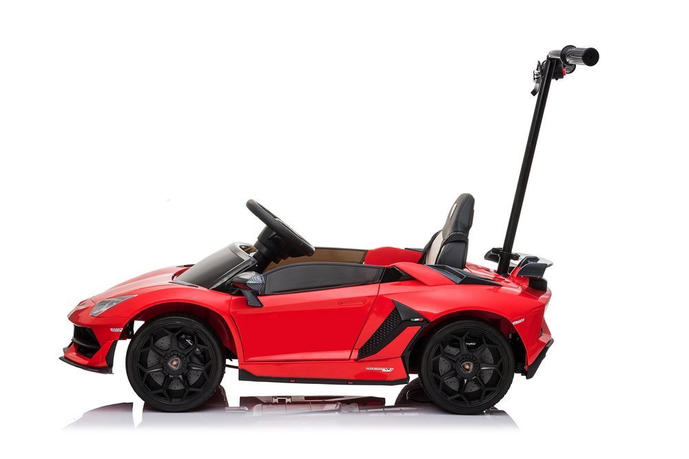 Elektro Kinderauto Lamborghini Aventador SX2018 mit Schiebestange und Stehplatz, 2x45Watt