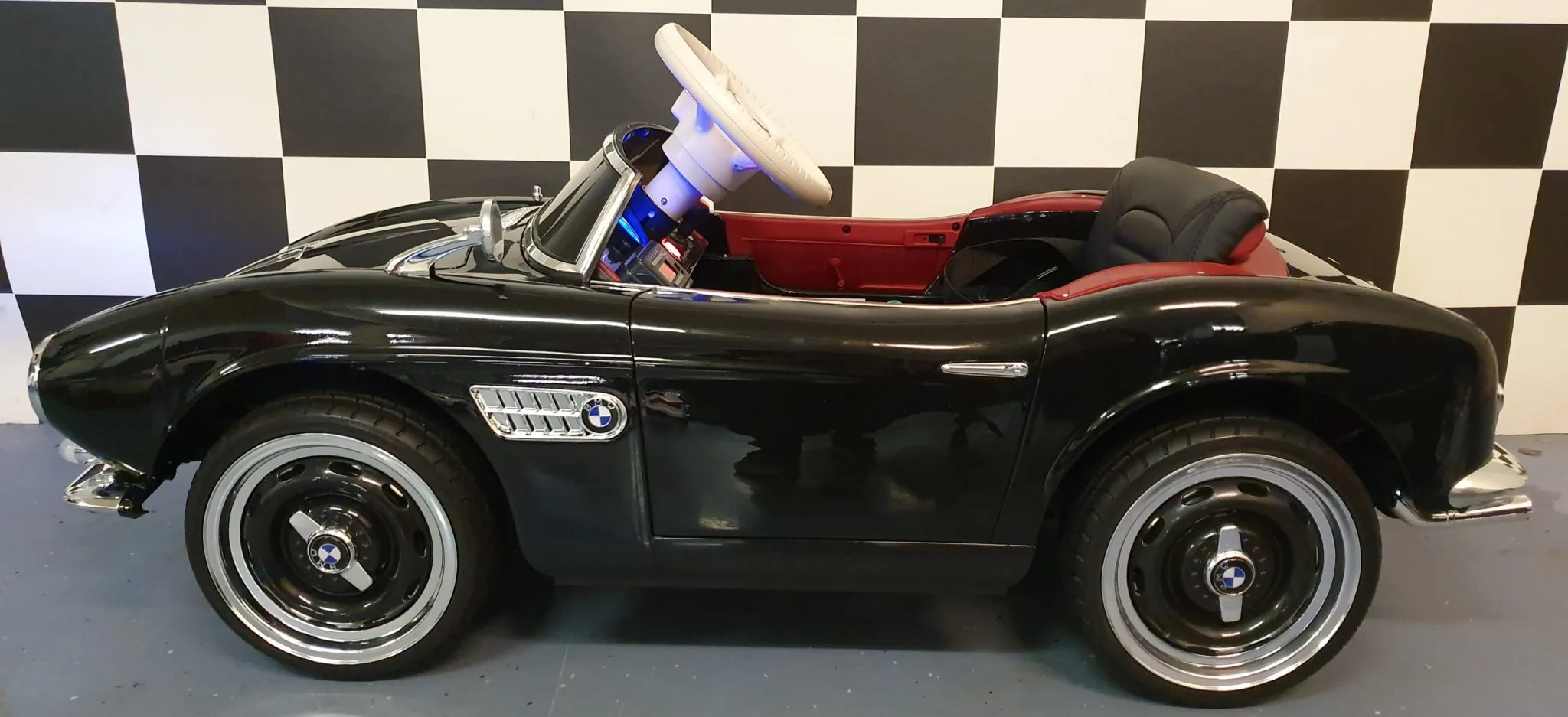 Spielzeugauto BMW 507 - Elektro Kinderfahrzeug, Elektroauto, Kinderauto Oldtimer - LIZENZ