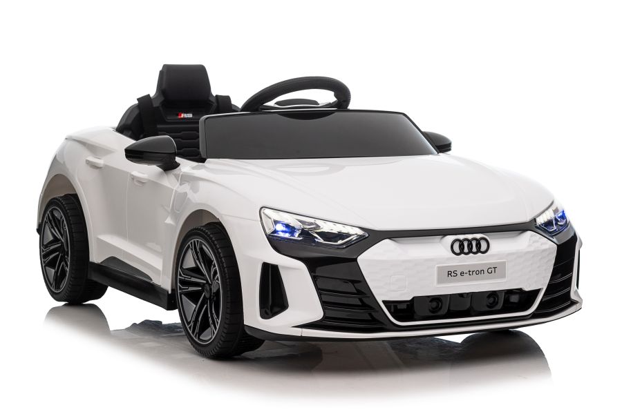 Elektro Kinderauto Audi E-Tron GT, Kinderfahrzeug mit Gaspedal zum Fahren, Elektroauto für Kinder