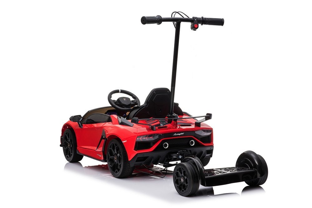 Elektro Kinderauto Lamborghini Aventador SX2018 mit Schiebestange und Stehplatz, 2x45Watt