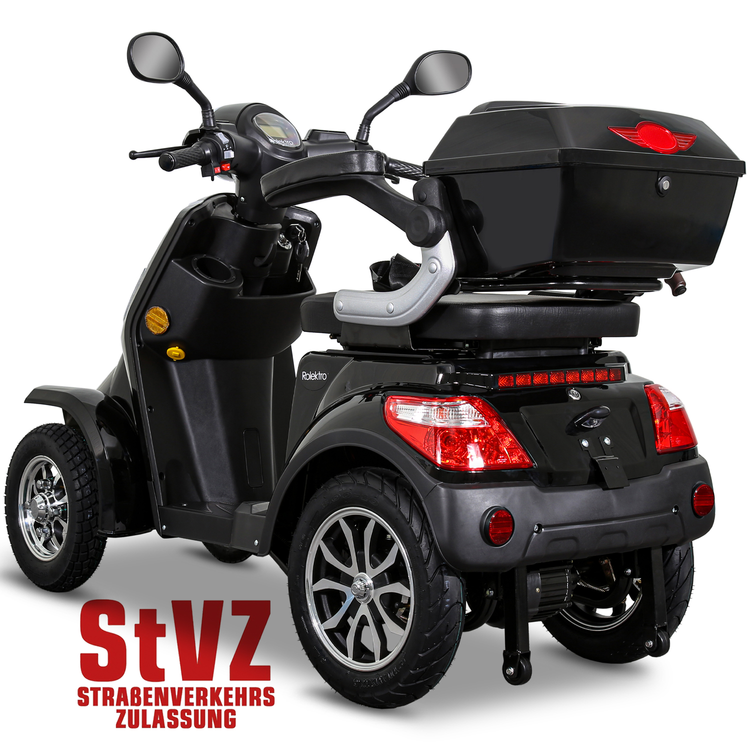Rolektro E-Quad 25 V.3 Lithium Akku herausnehmbar - 4 Rad Seniorenmobil