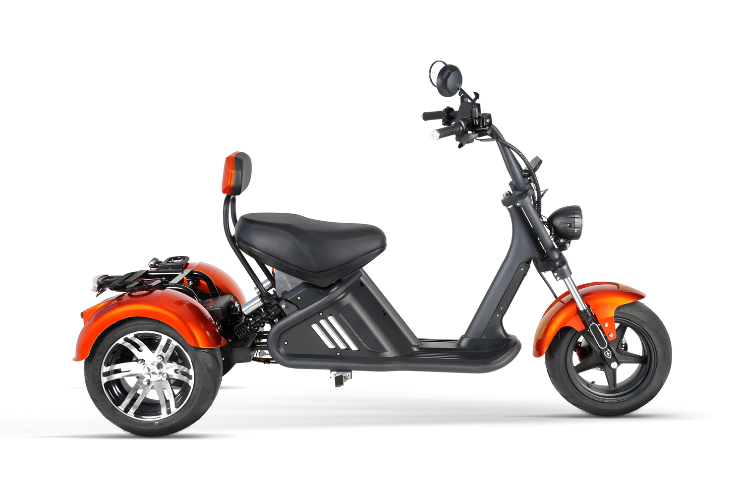 CRUZER TRIKE Vi2 - Elektro-Trike mit 3000 Watt & Lithium Akku - 45 km/h 12 Zoll