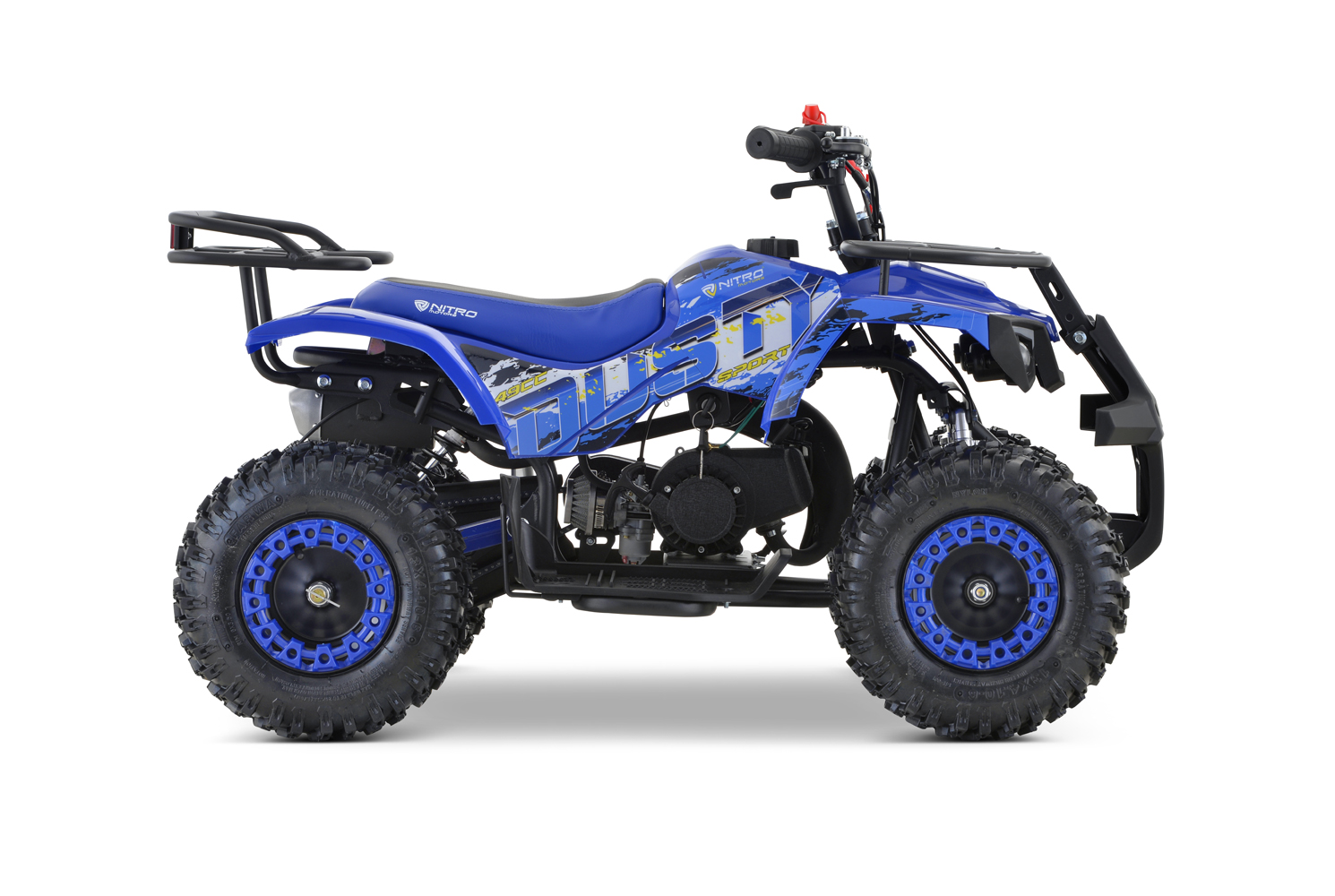 NITRO MOTORS 49cc mini Kinder Quad Dusty Snowy-Profile L Sport 6 Zoll, Miniquad, Kinderquad