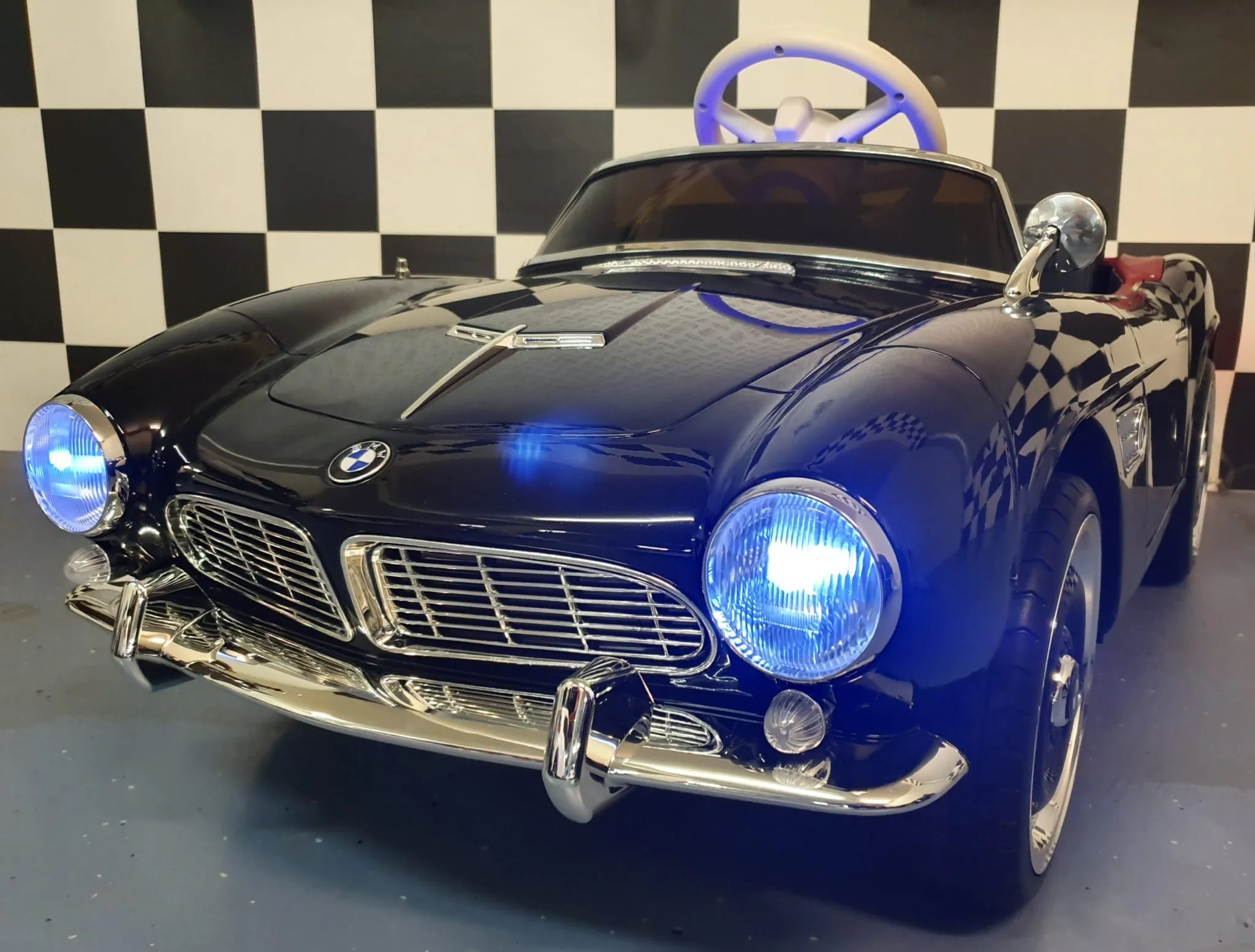 Spielzeugauto BMW 507 - Elektro Kinderfahrzeug, Elektroauto, Kinderauto Oldtimer - LIZENZ