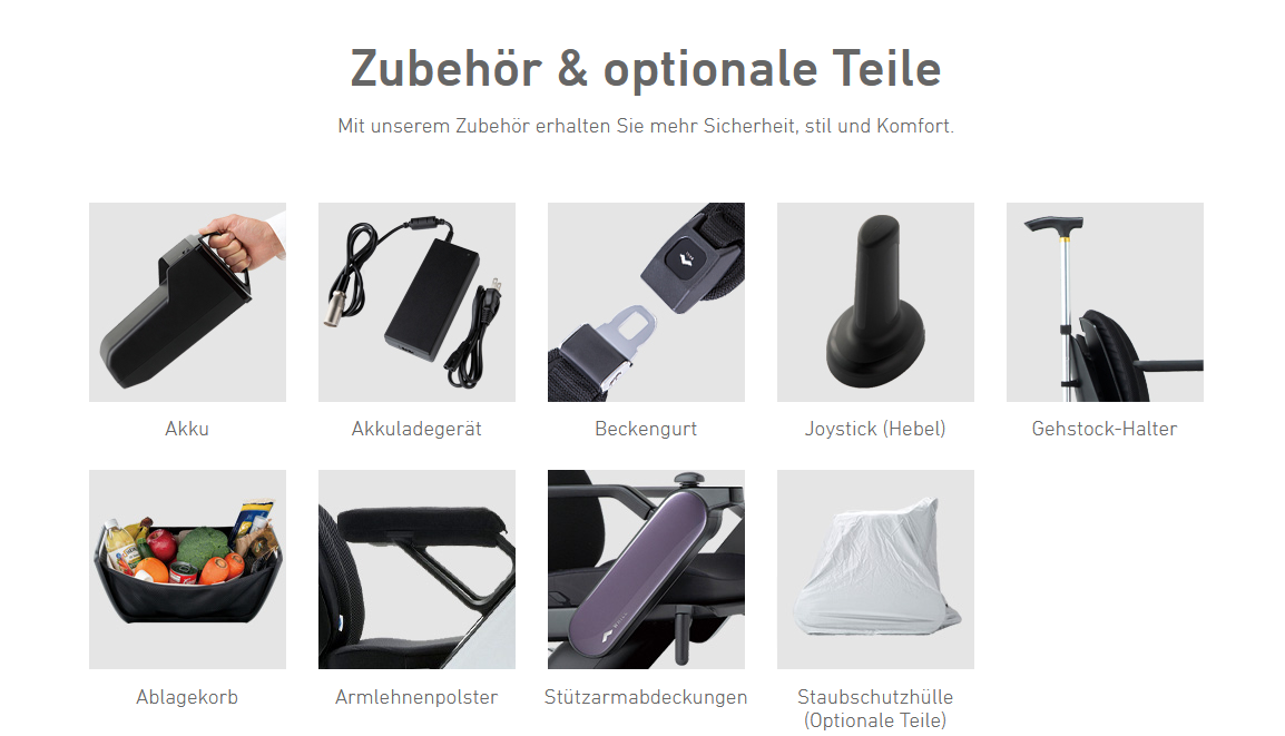 Elektro Rollstuhl Whill C2 - elektrischer Rollstuhl bis 18 km Reichweite, E-Rollstuhl, Mobilitätshilfe, Krankenfahrstuhl