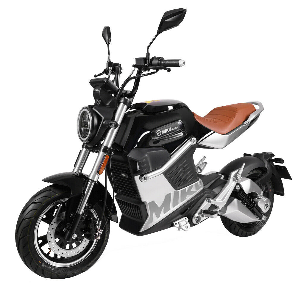 E-Motorrad Miku Super, Elektro-Motorrad bis 80 km/h, 3000 Watt, Lithium 72V