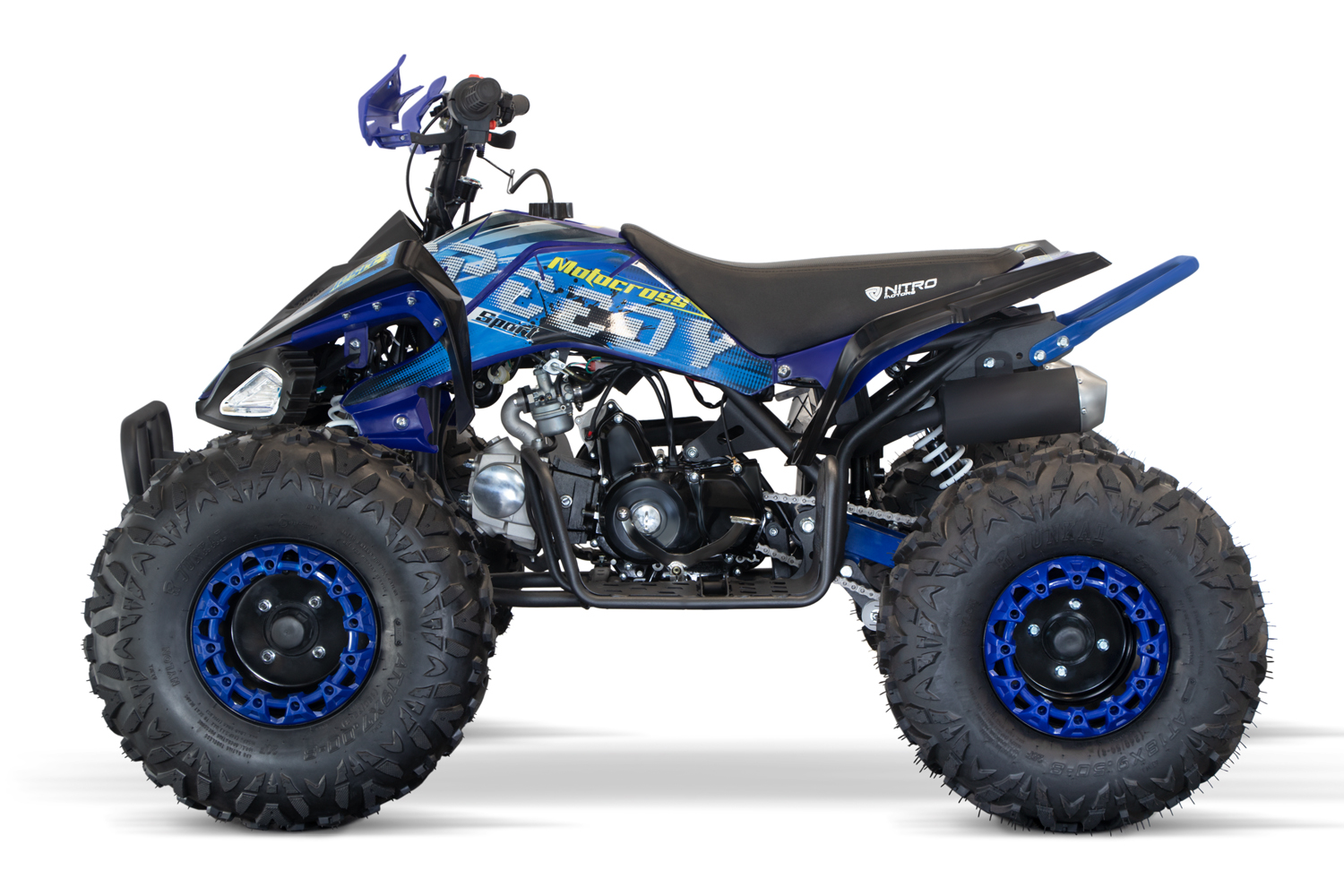 NITRO MOTORS 125cc midi Kinder Quad Speedy GS RS8-A Sport 8 Zoll, Benzin-Kinderquad Automatik mit RG