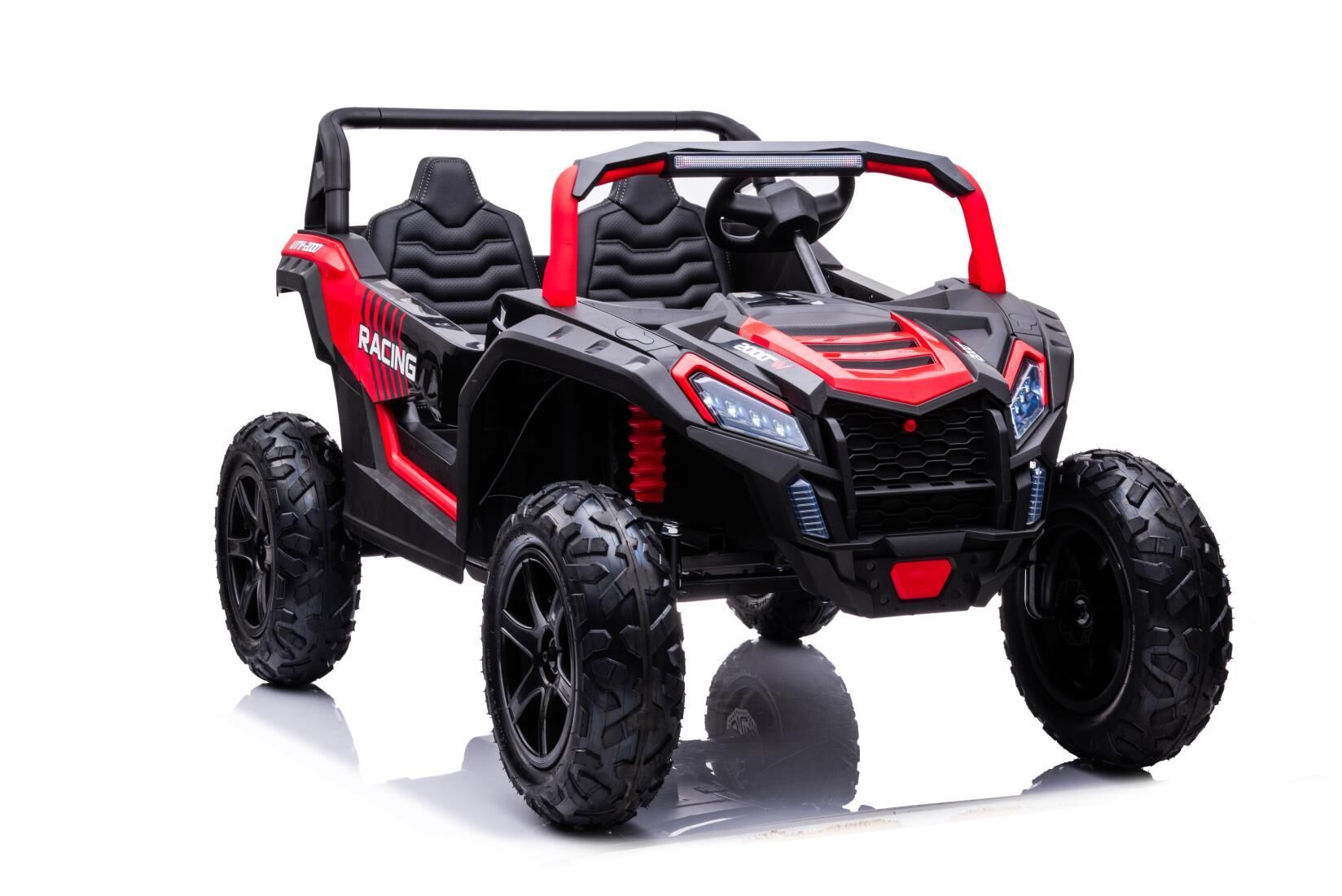 Großes Kinder Elektroauto - 15 km/h, 2-Sitzer Elektro-Buggy UTV XXL Elektrofahrzeug mit Lithiumakku und Differential Motor
