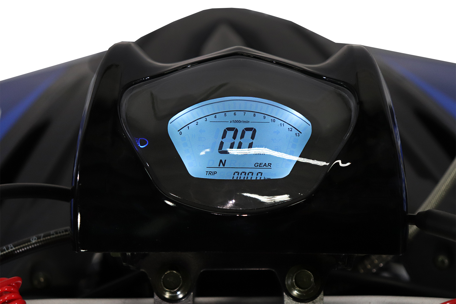 NITRO MOTORS 125cc midi Kinder Quad Rizzo RS8-3G Platin - Benzinquad für Kinder 8 Zoll, LED, Digital Tacho