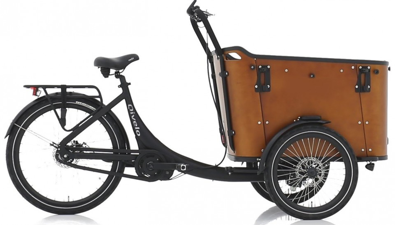 Elektrofahrrad Qivelo N8 Bafang 250W Pedelec E-Bike Lastenfahrrad 26 Zoll 8-Gang, Kastenfahrrad