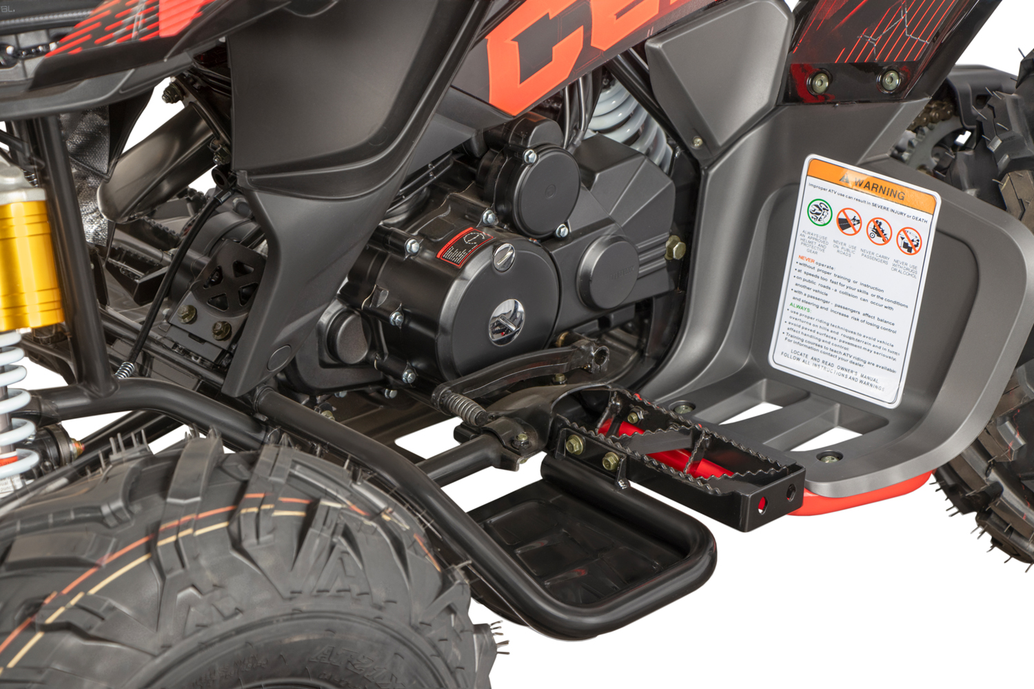 NITRO MOTORS 250cc maxi Benzinquad maxi Quad Celavi RS10, Quad 4-Gang Manuell Platin Alu-Felge