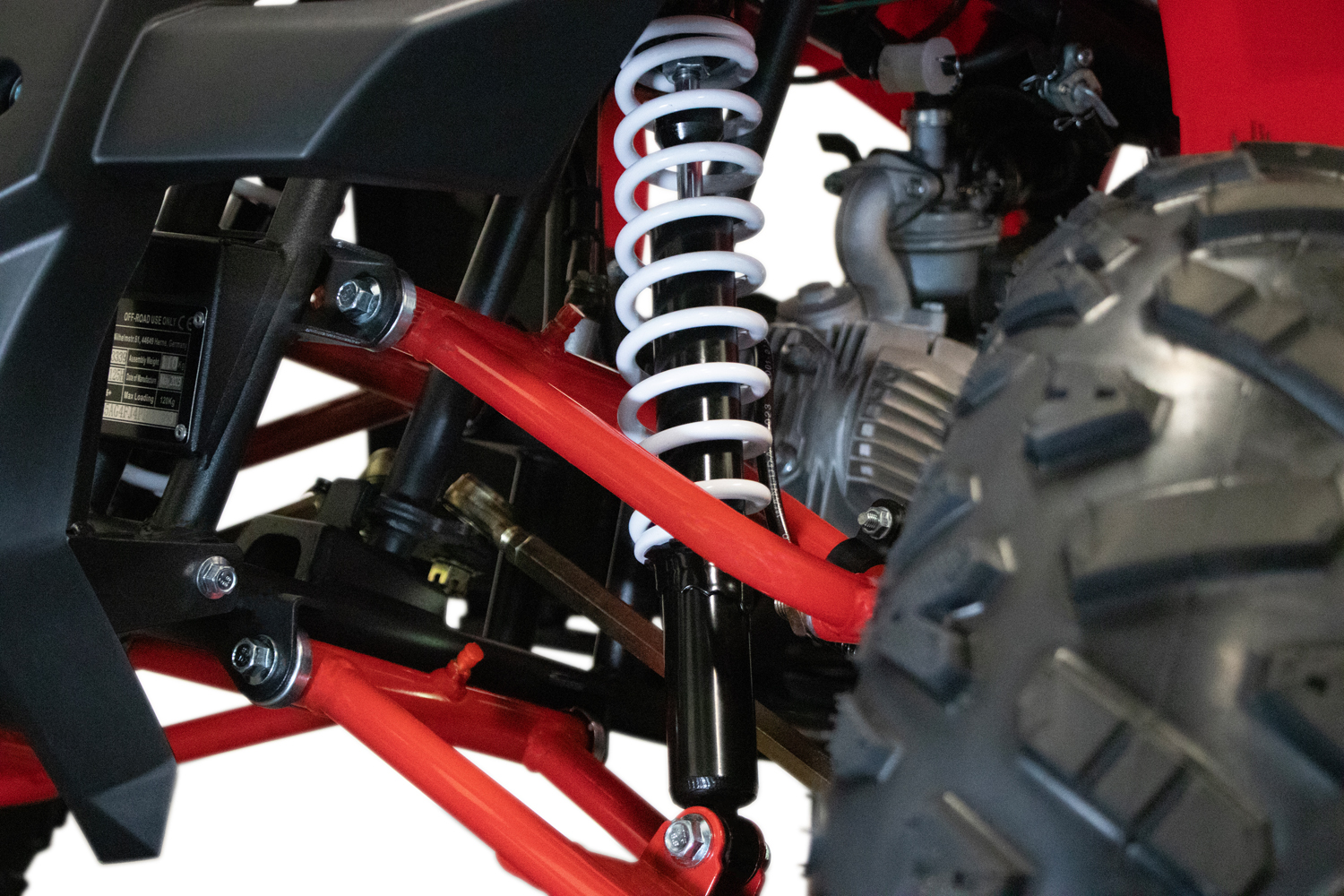NITRO MOTORS 125cc midi Kinder Quad Stone Rider QS RS-3G8, Benzinquad 8 Zoll