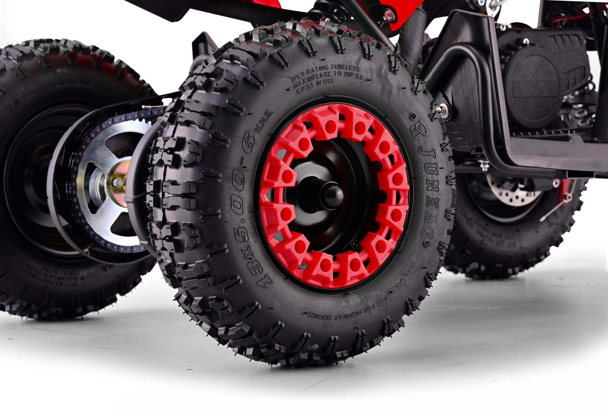 ATV Mini Anfänger Quad für Kinder Beneo Motors MTX, 49cc Benzin Kinderquad 40 km/h