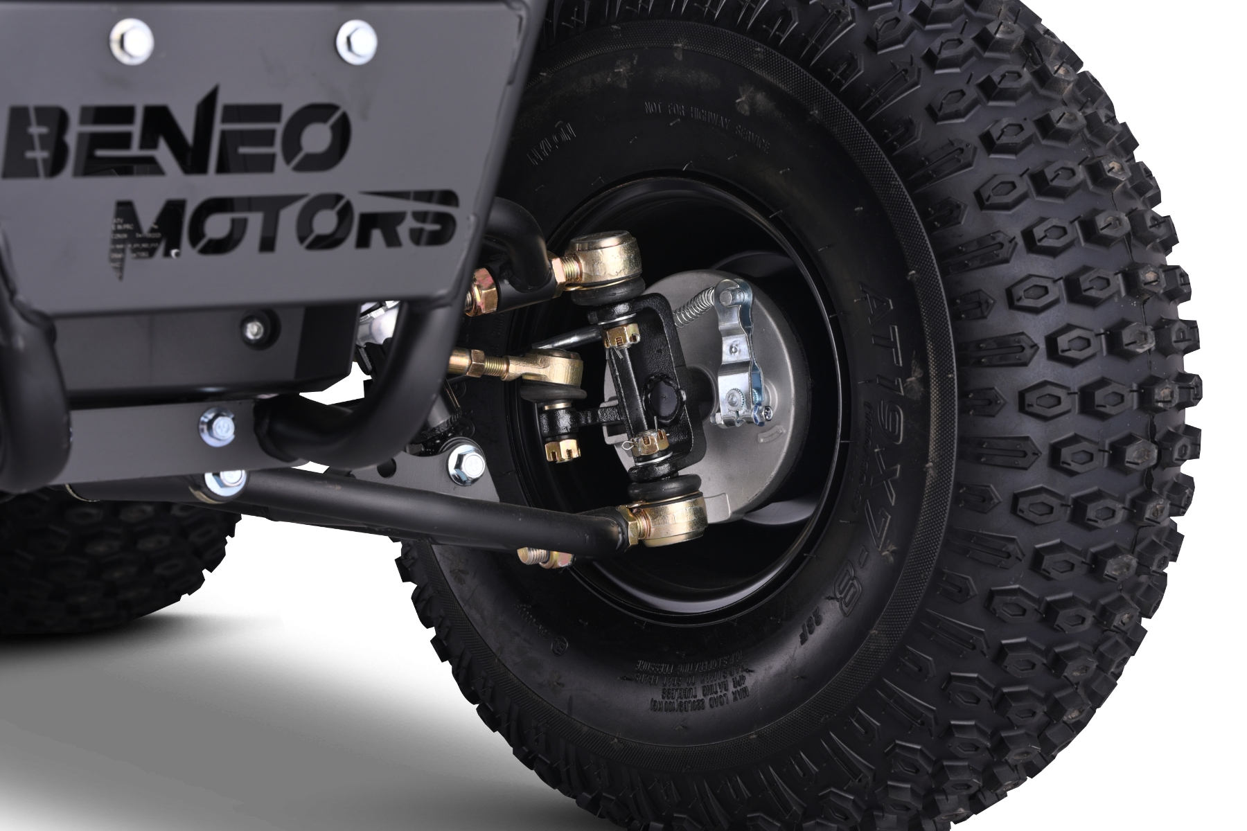 ATV Mini-Quad für Kinder Beneo Motors Warrior, 125cc Benzin Kinderquad, 8 Zoll Räder und 60 km/h