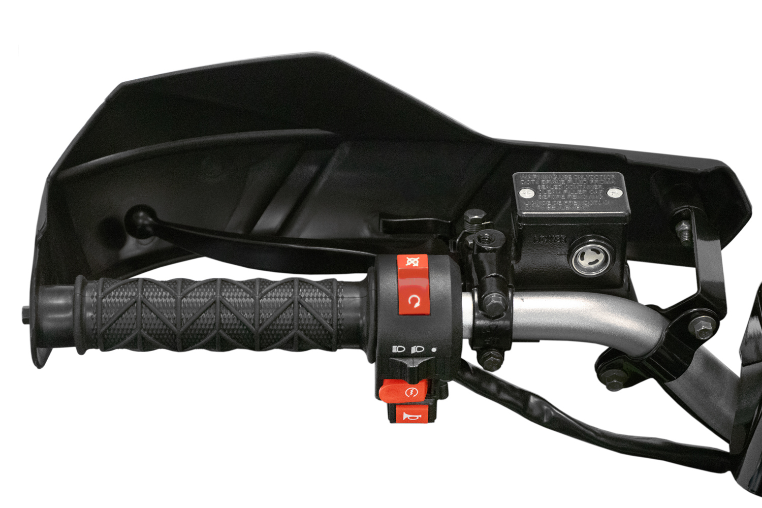 NITRO MOTORS Benzinquad 180cc maxi Quad Rugby V3 CVT RS10 Platin - 10 Zoll