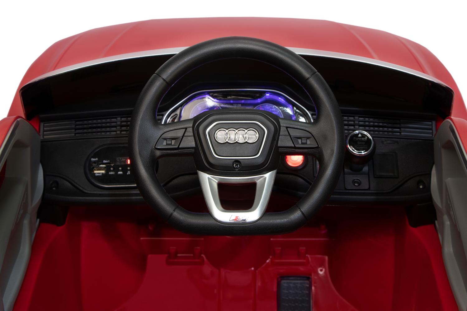 Elektro Kinderfahrzeug Lizenz Kinder Elektro Auto Audi Q8 2x 30W, Elektrofahrzeug für Kinder, Sportauto für Kinder
