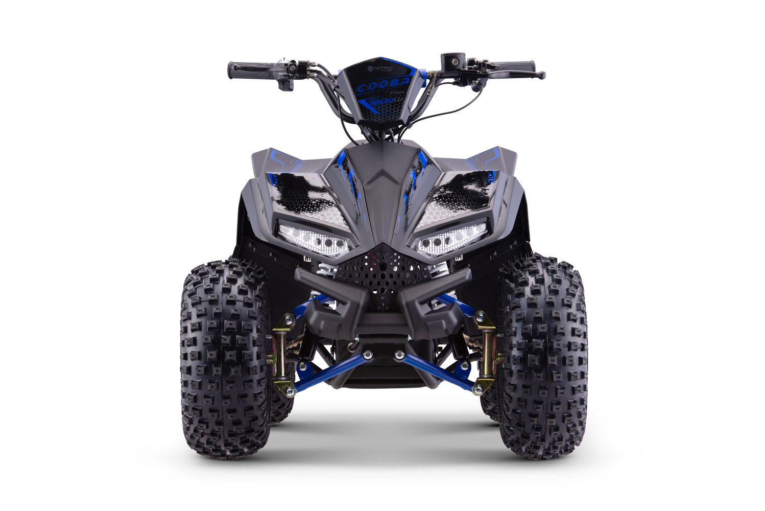 NITRO MOTORS 1200W Eco midi Kinder Quad Cooba PRM 7 Zoll,  Elektroquad für Kinder Wellenantrieb, Kinderquad bis 38 km/h