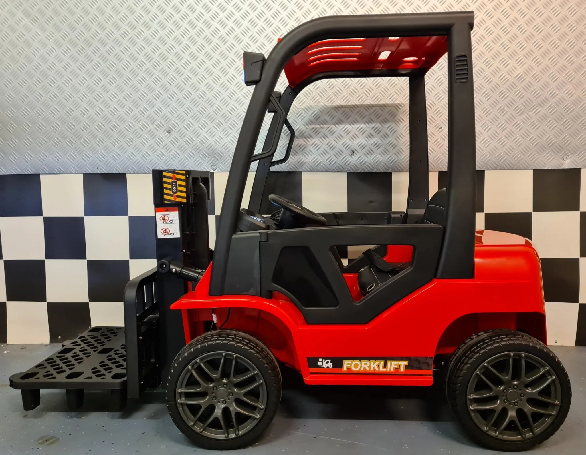 Elektro Kinderauto - Elektro Gabelstapler - Einsatzfahrzeug für Kinder, Elektro Stapler 2x35 Watt