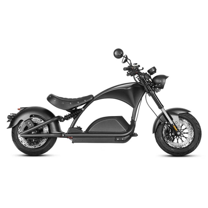 Elektroroller 2-Rad Chopper Blake mit 3000 W, E-Roller bis 45 km/h und Li Samsung-Akku, E-Chopper