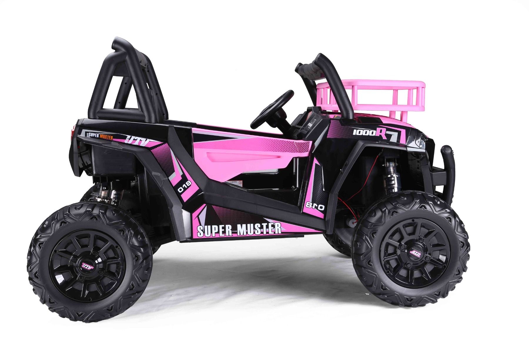 Elektro-Kinderauto UTV Ride Jeep - Elektrofahrzeug für Kinder, Elektro Kinderquad 2-Sitzer 2x200 Watt