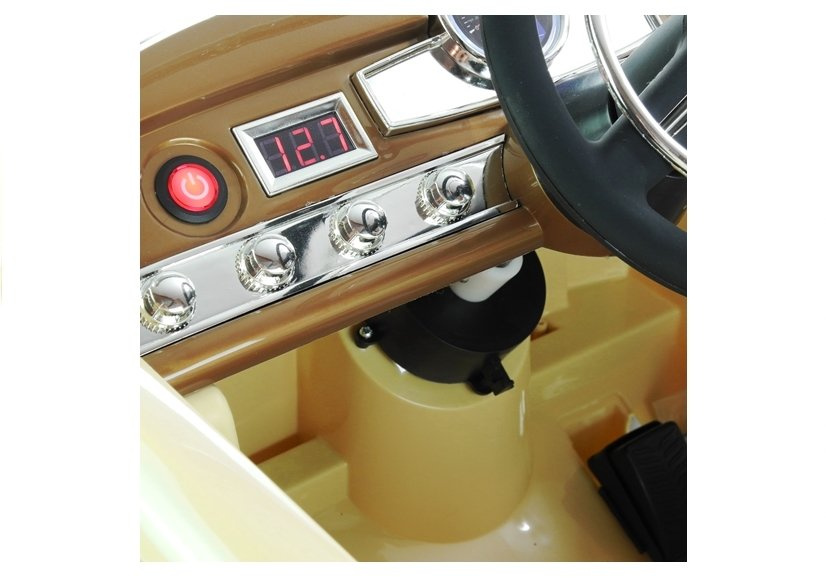 Elektro Kinderauto Oldtimer Mercedes 300s - Cabrio Kinderfahrzeug mit 2x45Watt