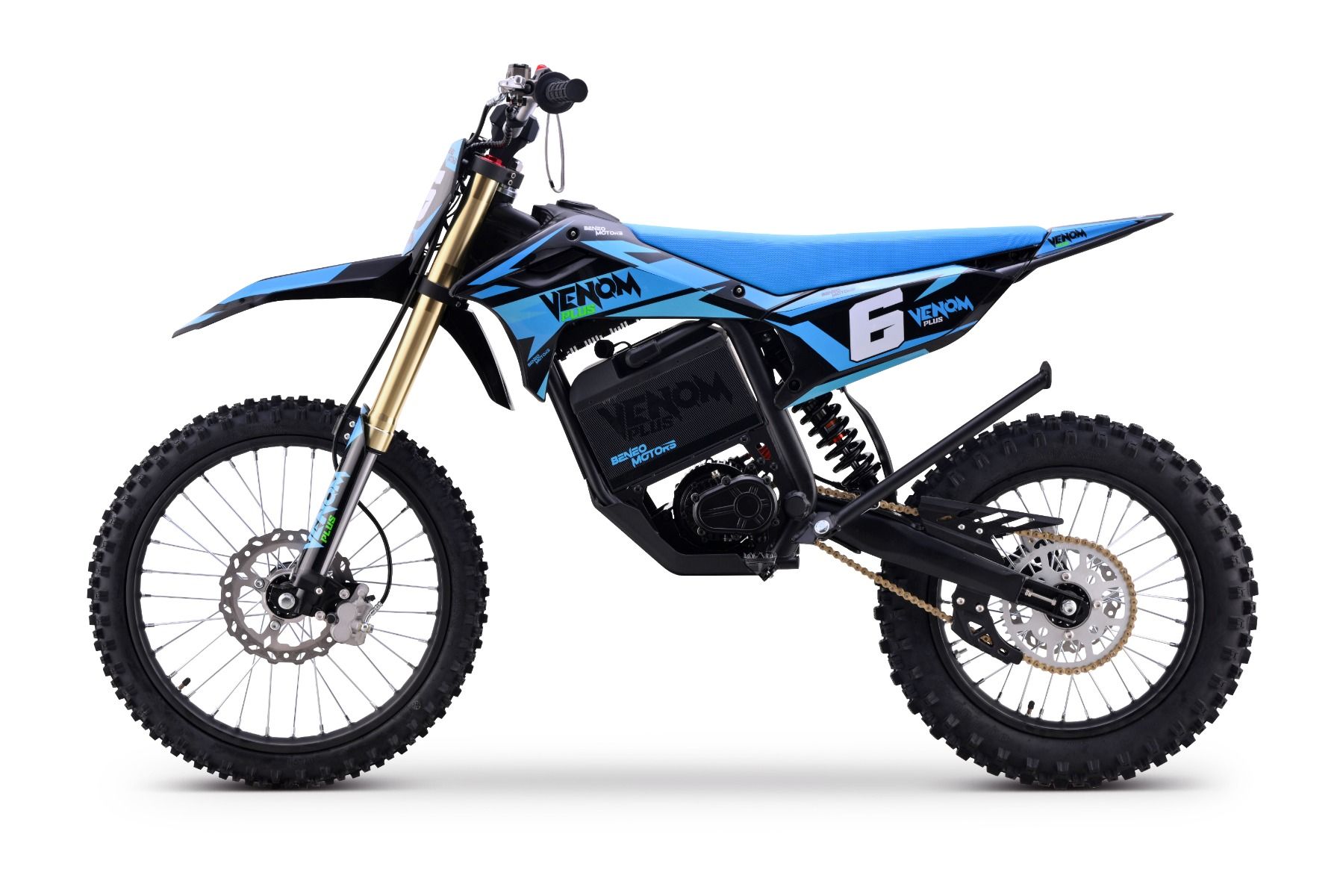 Crossbike Venom Plus 8000 Watt - Kindermotorrad, Kinder Motorcross - Lithiumakku Samsungzellen