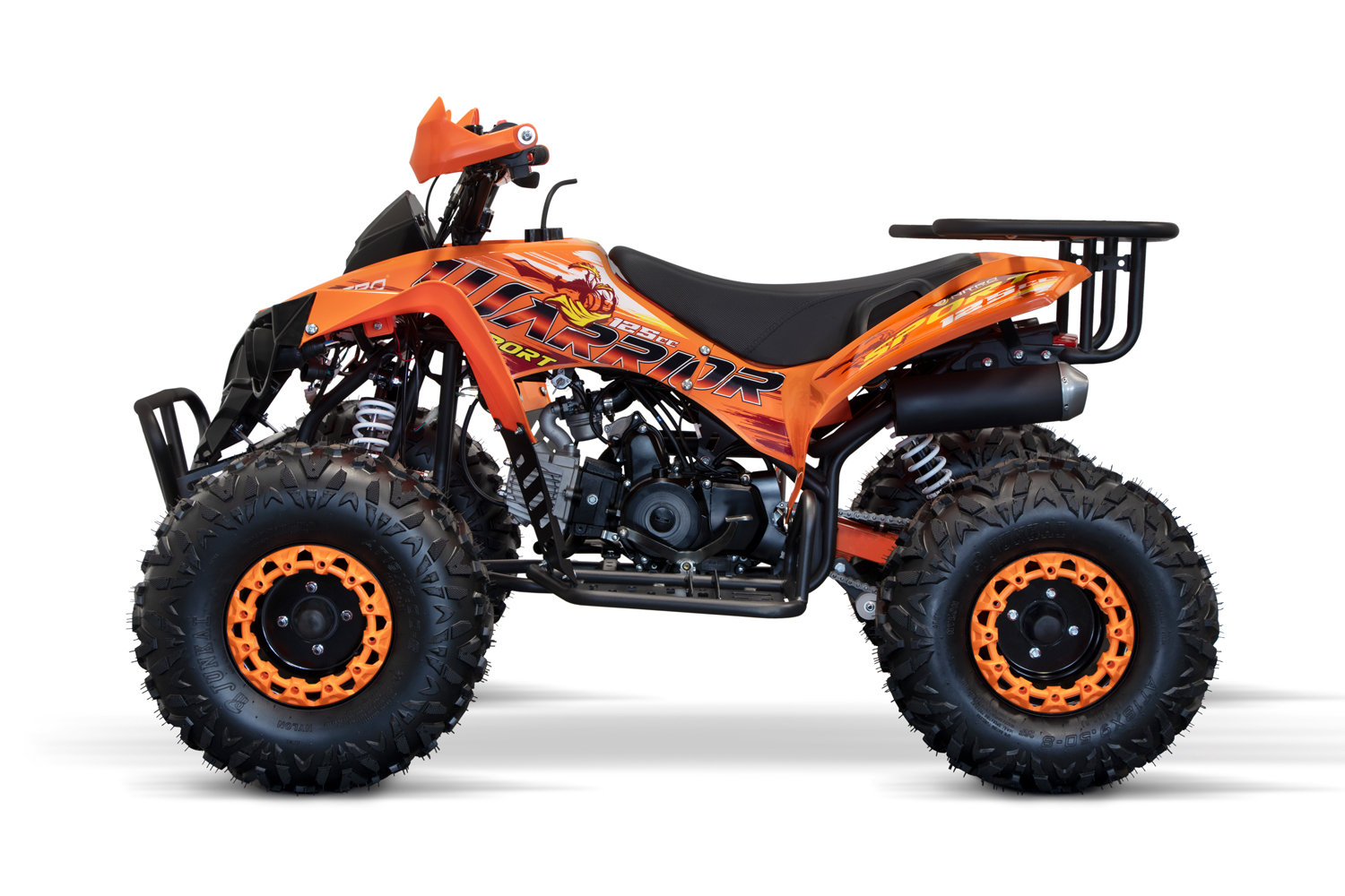 NITRO MOTORS 125cc midi Kinder Quad Warrior GS 3G8 Sport, Semi-Automatik mit RG, Kinderquad mit 8 Zoll