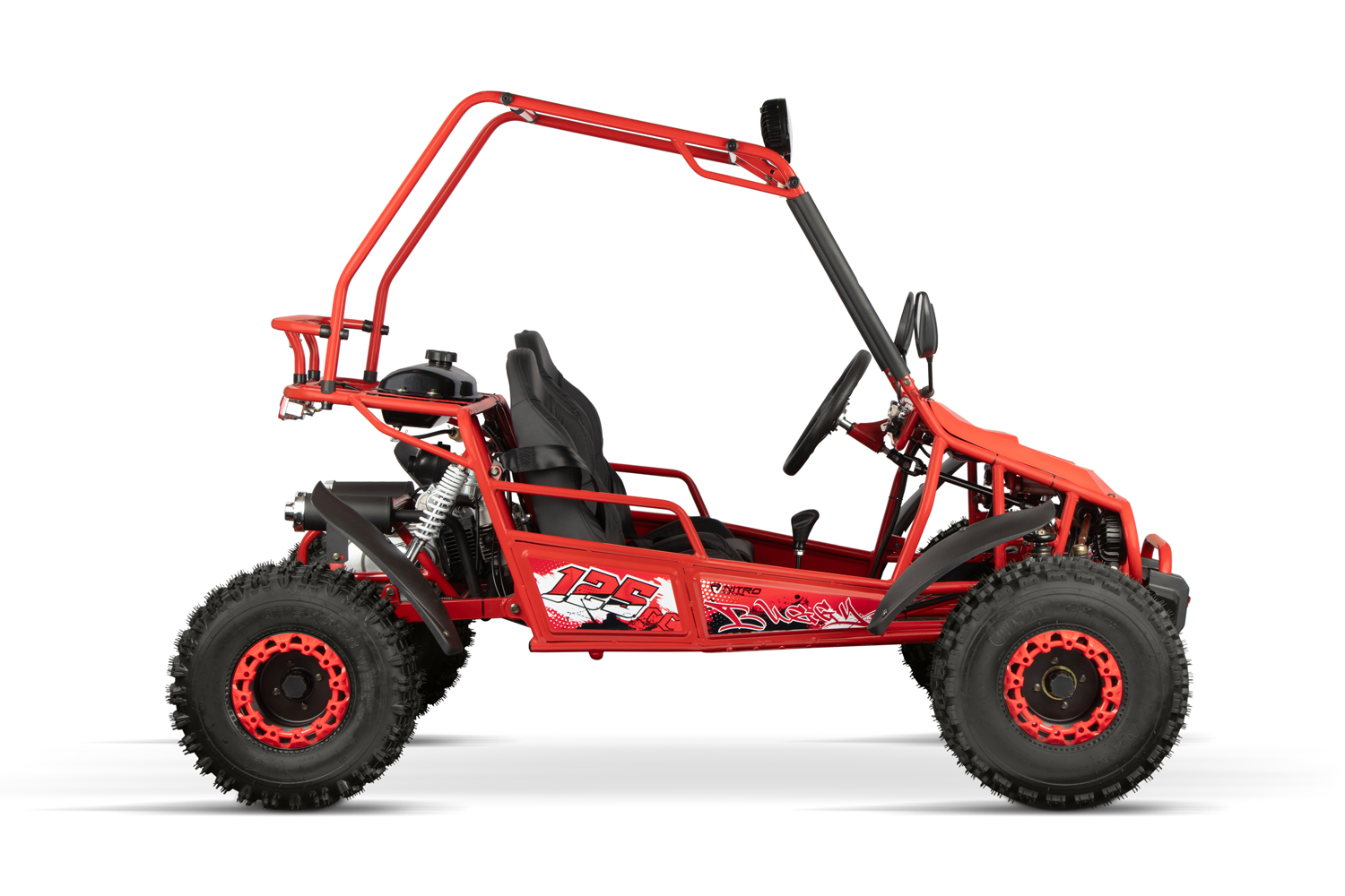 NITRO MOTORS 125cc Midi Kinder Buggy Gokart RG8-A Hunt - 2 Sitzer Strandbuggy