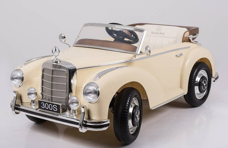 Elektro Kinderfahrzeug – Kinderauto Mercedes 300S - Oldtimer