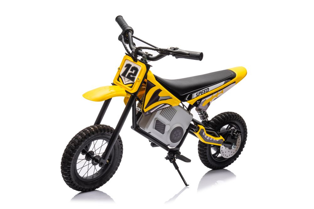 Kinder Dirtbike A9901, Kindermotorcross mit 350 Watt, Elektro-Motorcross bis 15 km/h, Kindermotorrad mit Radnabenmotor
